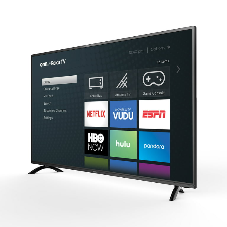 Television onn Smart TV 50 Pulgadas 4k Roku Integrado 3840 x 2160
