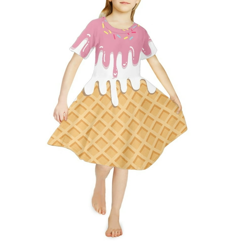 skater dresses for 12 year olds Girls Skater Dress Kids Designer's Camouflage Print Summer Party Dresses 5-13 Yr