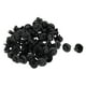 thumbnail image 1 of 100Pcs 8,5mm Agujero Grapa de Guardabarros de Coche Remache Plástico Negro, 1 of 1