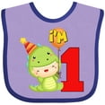 thumbnail image 3 of Inktastic 1st Birthday Cute Dinosaur Boys or Girls Baby Bib, 3 of 4