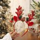 thumbnail image 2 of Diademas de Navidad para niños y adultos, adornos de reno, decoraciones navideñas, árbol de Papá Noel, astas de alce, diadema para el cabello, 2 of 4