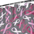 thumbnail image 3 of Pink Breast Cancer Shower Curtain 36"x72" ,Bathroom Decorative Shower Curtains Set with 12 Hooks,Modern Waterproof Washable Shower Curtain, 3 of 6
