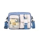 thumbnail image 1 of Japanse Style Kawaii Bag Girls Student Small Nylon Bag Mutipockets Transparent Crossbody Bags Women New Shoulder Bag Bolsa Mujer qiuyongming unisex, 1 of 2