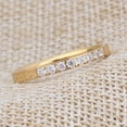 thumbnail image 4 of Anillo de acero de titanio con personalidad simple europea y americana para mujer, anillo de acero inoxidable con circonita de una sola fila de diamantes y oro de 18 quilates para mujer, 4 of 5