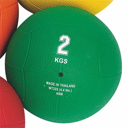 Rubber Medicine Ball, 4.4 lbs