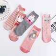 thumbnail image 2 of JeashCHAT Women's Tube Socks Cartoon Animal Ears Cotton Cute And Comfortable Socks, 2 of 9