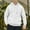 White, variant on Timoontee Men's Trendy Casual Hoodies Regular Long Sleeve Pullover Sweatshirts Solid Kangaroo Pocket Outdoor Workout Hooded Sweatshirts Army Green M
