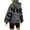 Dark Gray, variant on Elvqul Womens Sweatshirts Graphic Plus Size Hoodies Pullover Long Sleeve Tops for Women Soft