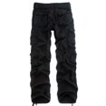thumbnail image 4 of Matchstick Women Cargo Pants Casual Solid Trousers with Pockets, 4 of 5