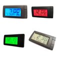 thumbnail image 4 of ABS Car Digital Clock Replacement Rectangular Battery Powered Thermometer Battery Powered Self-adhesive Home Automotive Vehicle Clocks Alarms Green, 4 of 9