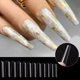 thumbnail image 1 of 240 unids/caja, cubierta completa, puntas de uñas artificiales falsas, herramienta para arte de uñas transparente Ndcxsfigh Cuidado Belleza, 1 of 8