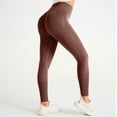 thumbnail image 2 of 3D Metabolic Booster Leggings-3D Anti-Cellulite Compression Leggings for Women, High Waist Scrunch Butt Yoga Pants Brown S, 2 of 6