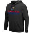 thumbnail image 2 of Men's Colosseum Black Kansas Jayhawks Lantern Pullover Hoodie, 2 of 3