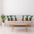 thumbnail image 4 of Ambesonne Landscape Throw Pillow Cover 4 Pack, Roads Travel Clouds, 24", Brown Teal, 4 of 5