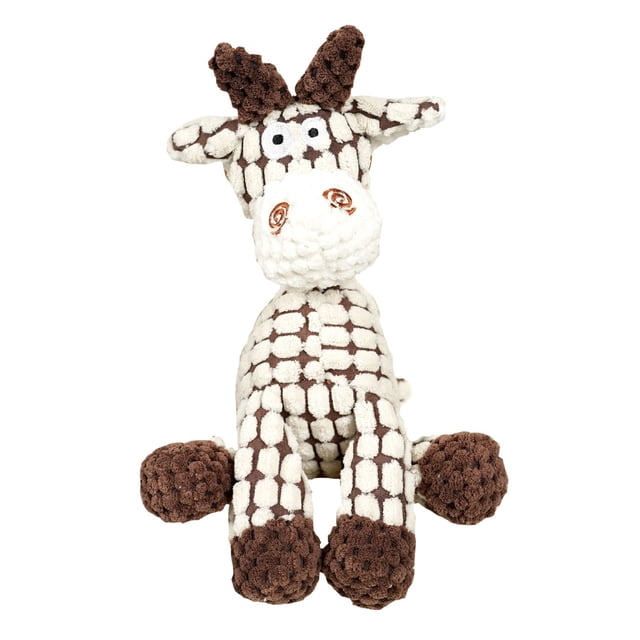 BotaniNest 2 In 1 Indestructible Interactive For With Squeaker Multifunctional Made Of Soft Dogs