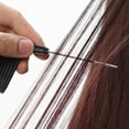 thumbnail image 3 of Unique Bargains Hair Highlighting Comb Professional Highlight Comb with Stainless Steel Rat Tail Baby Lights Highlighting Comb Practical Hair Highlighting Tools for Home and Salons Black, 3 of 7