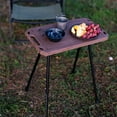 thumbnail image 3 of Foldable Camping Tables Aluminum Alloy Lightweight Folding Table Adjustable Height Picnic Desk, 3 of 6