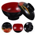 thumbnail image 2 of EeaseCA Kitchen Japanese Lidded Soup Bowl Traditional Japanese Style Rice Bowl for Japanese Restaurant, 2 of 8
