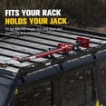 thumbnail image 2 of BUNKER INDUST Farm Jack Mount for Roof Rack, 2 Pcs High Lift Jack Mounting Brackets Works with M6/M8 Slots and Most Standard Farm Jacks, 2 of 8