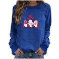 thumbnail image 2 of Meichang Sweatshirts à Col Rond pour Femmes, Sweatshirts de la Saint-Valentin, Hauts de Vacances, Sweatshirts Graphiques Cœur d'Amour, Manches Longues, Cadeaux de la Saint-Valentin, 2 of 4