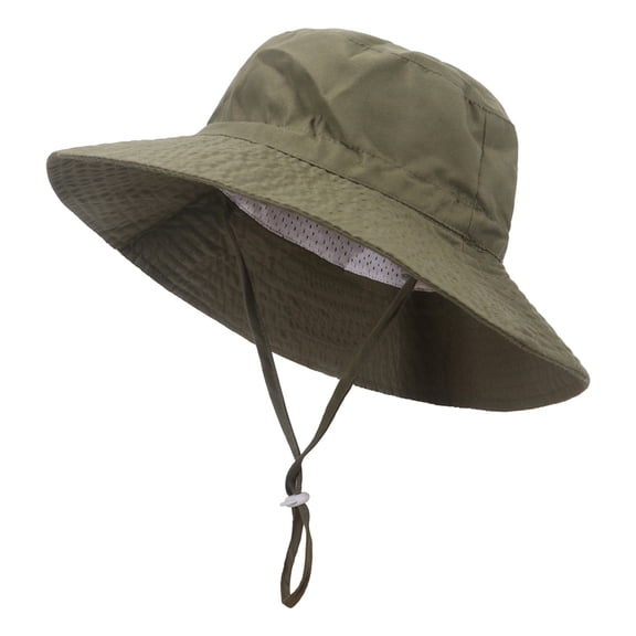 Toddler Sun Bucket Hat Wide Brim Summer Beach Cap for Outdoor Boys Girls Play Funny Hats Adjustable Cute Caps Adjustable Baseball Hats for Boys & Girls