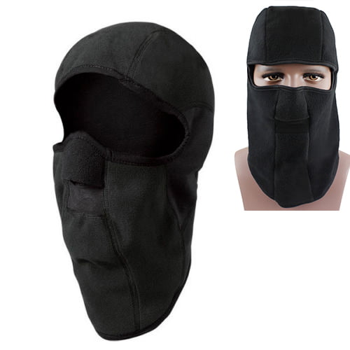 Motorcycle Thermal Fleece Balaclava Neck Winter Ski Full Face Mask Cap Cover 
