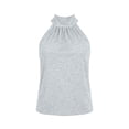 thumbnail image 3 of Squevariel Women High Neck Halter Tank Top Sleeveless Solid Color Summer Shirt Casual Lightweight Top, 3 of 3