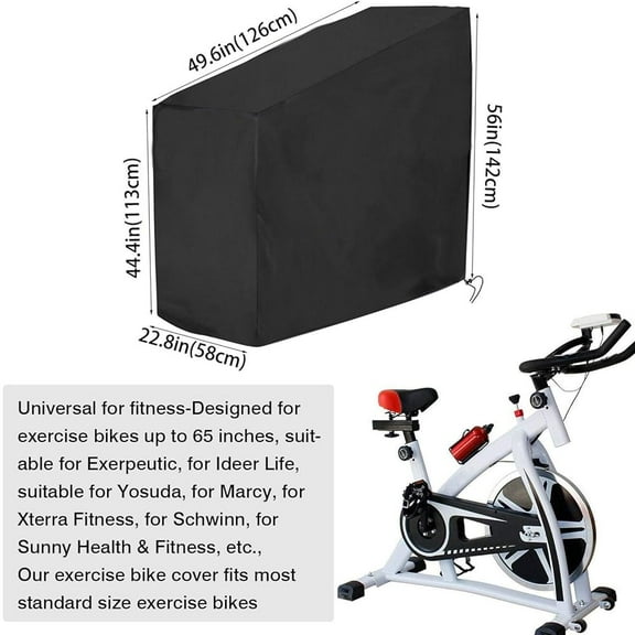 Exercise Bike Cover, Indoor Bike Cover Waterproof Dustproof Bike Cover