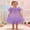 hwj# Purple164, variant on Huowey Toddler Baby Girls Dress Solid Color Boat Neck Bubble Sleeves Solid Color Tiered Layered Ball Gown Sparkly Glitter High Waist Floral Pattern Birthday Wedding Formal Dresses,Beige,18-24 Months