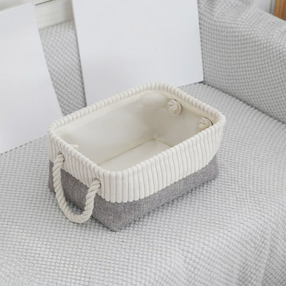 Dvkptbk Panier de Rangement Matériau en Tissu Panier de Rangement Pliable Maison Vêtements Jouets Panier de Rangement Divers Décoration pour la Maison