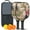 Black, variant on Pickleball Paddles Set Of 2, Fiberglass Surface, Tropical Jungle Print, 4 Balls & Bag