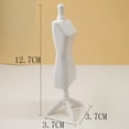thumbnail image 2 of figatia 1:12 1/12 Miniature Female Model Mini Women Model Figure White for Playhouse, 2 of 9