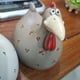 thumbnail image 2 of Estatuas decorativas para valla de pollo, divertida estatua de gallo de boca grande para decoración de Patio y Rancho, 2 of 5