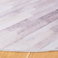 thumbnail image 3 of SAFAVIEH Faux Hide Crispin Modern Area Rug, Ivory/Grey, 6' x 6' Round, 3 of 8