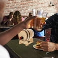 thumbnail image 2 of Phenofice 1Pcs Decorative Pub Barrels Wood Color Beverage Storage Holder for Home Use, 2 of 8