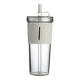 thumbnail image 1 of 700ML Acrylic Travel Tumbler Insulated Double Wall Reusable Cup with Lid and Straw for Beverage Enjoyment, 1 of 4