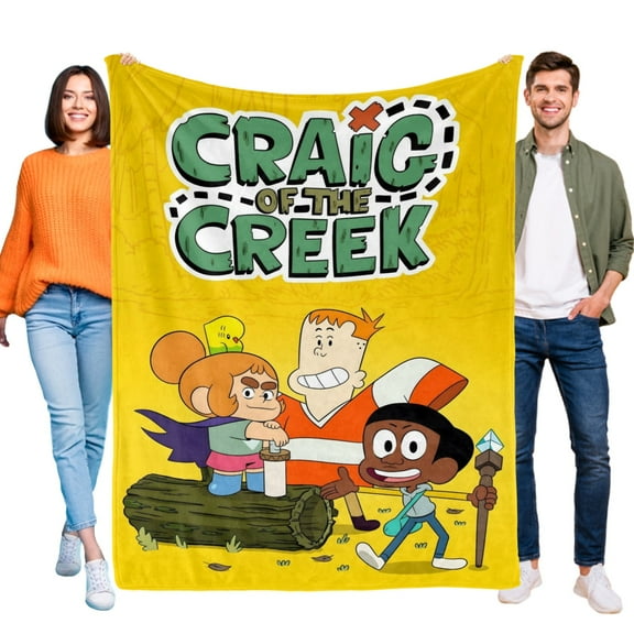 Craig Before the Creek Throw Blanket for Kids and Adults Soft and Cozy Blankets Gifts 30x40 Inch