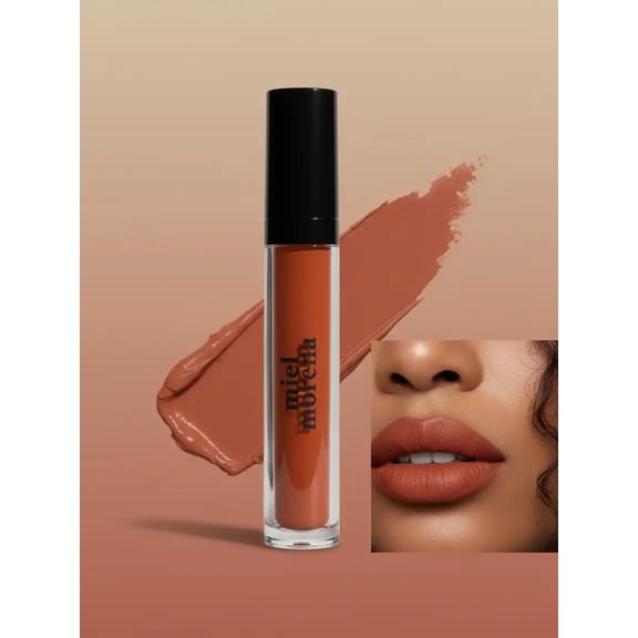 Terracota Love or 124 Miel Morena Full-Coverage Creamy Smear-Resistant Matte Lipstick, Brown
