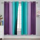 thumbnail image 1 of Cortinas Blackout Estelar Textiler Ombre Azul Turquesa/Púrpura 180x180 cm, 1 of 9