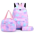 thumbnail image 1 of Ensemble de 3 Pcs Sac pour Ordinateur Grande Capacité Mode Femmes Nylon pour Cadeau (Rose), 1 of 9
