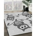 thumbnail image 3 of Ahgly Company Machine Washable Indoor Rectangle Transitional Gray Area Rugs, 2' x 4', 3 of 7