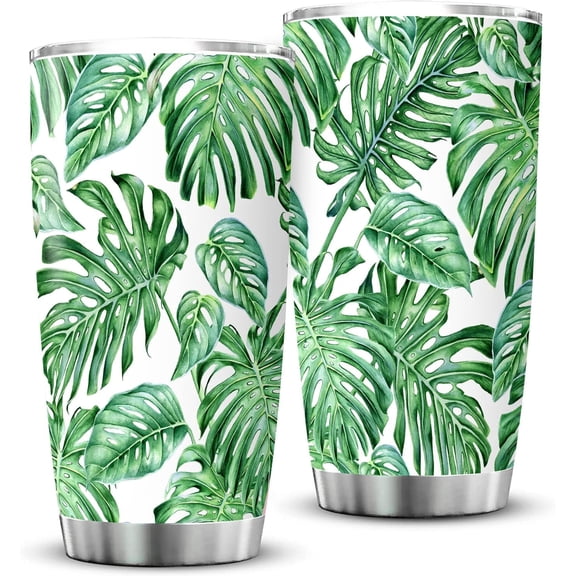 Gifts for Plant Lovers Turtle Back Bamboo Cup Plants Gifts for Women Plants Lovers Gift for Women Mom Insulated Stainless Steel Travel Tumbler With Lid 20 OZ