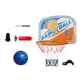 thumbnail image 4 of Juego de aro de baloncesto, regalo para el hogar, divertido kit de mini aro de baloncesto para montar en la puerta Blanco, 4 of 9