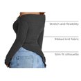 thumbnail image 4 of Remera PRETTYGARDEN Y2K Crop Top Escote Hombros Negro Talle L, 4 of 9