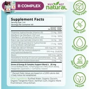 Why Not Natural B Complex Liquid: All 8 B Vitamins, 60 Servings, Organic Tangerine