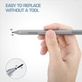 thumbnail image 5 of Pluma de Repuesto HB de 3 Piezas con Alta Sensibilidad para Surface Pro4/5/6/7 Puntas de LáPiz de Superficie Fina Surface Pro Reemplazo, 5 of 5