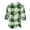 Green 02#, variant on Christmas Men's Buffalo Plaid Tee Snow Printed Crew Neck Raglan Sleeve Outfit Standard Fit Breathable Daily Tops for Xmas Gathering Vacation Green M