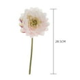 thumbnail image 6 of dianhelloya Artificial Flower Realistic Decorative Bright-colored Bedroom Living Room Simulation Dahlia Flower Home Decor White, 6 of 8