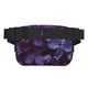 thumbnail image 3 of Fotbe Lilac Cangurera Cuadrada con Estampado de Doble Capa, Bolsa de Cintura Ajustable Mini para Hombres y Mujeres, 3 of 9