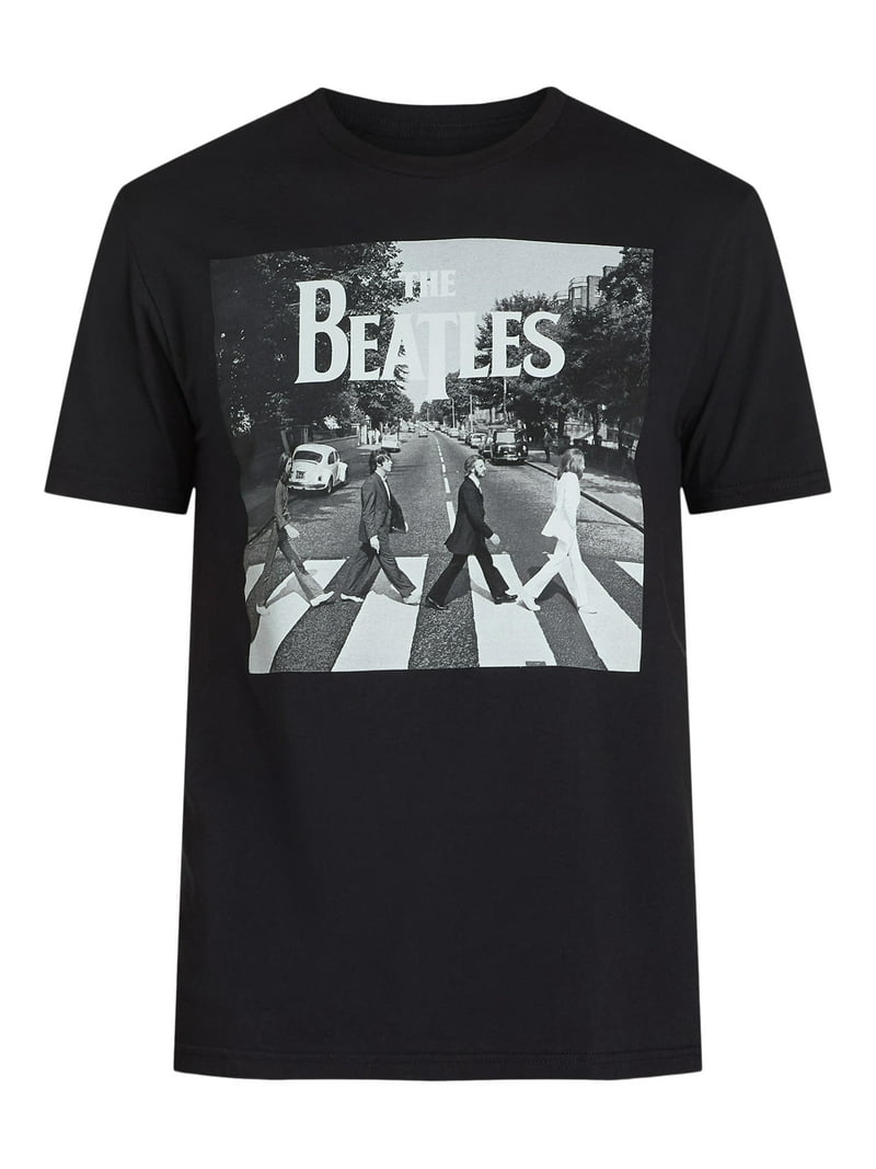 The Beatles Abbey Road Men's Graphic Rock Band Tee Short Sleeve
